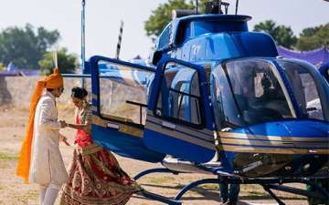 Book Helicopter for Wedding in Rajasthan is Really Easy